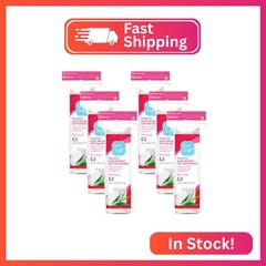 Simply Soft Aloe Infused Premium Cotton Rounds, 80 count (Pack of 6), Hydrating