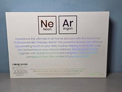 Pure NuDerma Professional Skin Therapy Wand w/ New & Argon Applicators
