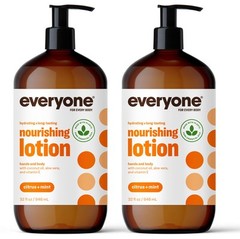 Everyone Nourishing Citrus Mint Hand and Body Lotion Pack of 2 Eco-Friendly 3…