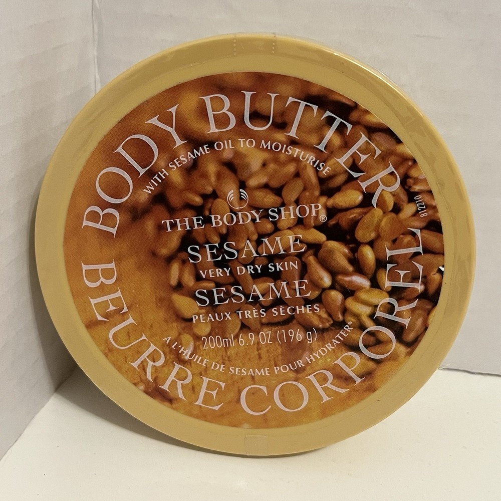 The Body Shop Sesame Body Butter 6.9 Oz Very Dry Skin ~ Sealed ~ New Old Stock