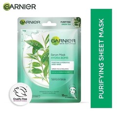 Garnier Skin Naturals Face Serum Sheet Mask – Pack of 10 – Free Shipping