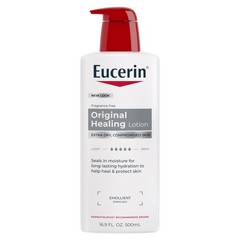 Eucerin Original Healing Rich Body Lotion for 16.9 Fl Oz (Pack of 1), White