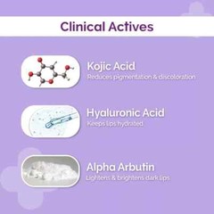 The Derma Co 1% Kojic Acid Lip Balm With Alpha Arbutin & Hyaluronic Acid SPF 30