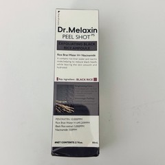 Dr. Melaxin Peel Shot Set Viral TikTok Rice Exfoliating Ampoule White + Black