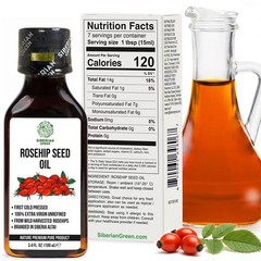 100% Pure Cold Pressed Rosehip Seed Oil Extra Virgin Face Hair Body Food Grade 1