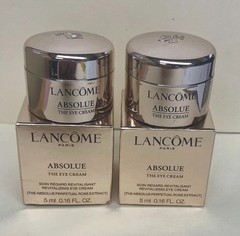 2x Lancome Absolue The Eye Cream | Travel Size 0.16oz/ 5mL each