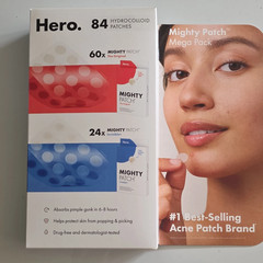 Hero Mighty Patch AM+PM Duo Hydrocolloid Acne Patches 84 (Original+Invisible+)