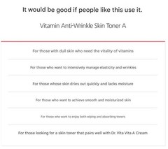 DAYCELL Dr.Vita Vitamin Anti-Wrinkle Skin Toner A 250ml Wrinkle Care Skin Toner