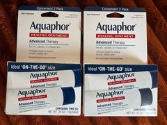 Aquaphor Healing Ointment Advanced Therapy Skin Protectant, 0.35 Oz, 2/BOXES