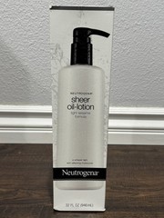 Neutrogena Sheer Oil-Lotion Light Sesame Formula 32 oz Pump Bottle New Box