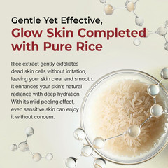 Peel Shot Glow Black Rice Peeling Ampoule 80Ml, Dead Skin Remover Gentle Exfolia