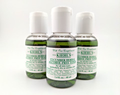 3x Kiehls Cucumber Herbal Toner Alcohol Free All Skin Types 1.4 fl oz each