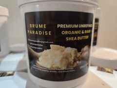 Shea-Butter 16oz 454g un-refined 100% RAW, UNREFINED, ORGANIC BRUME PARADISE
