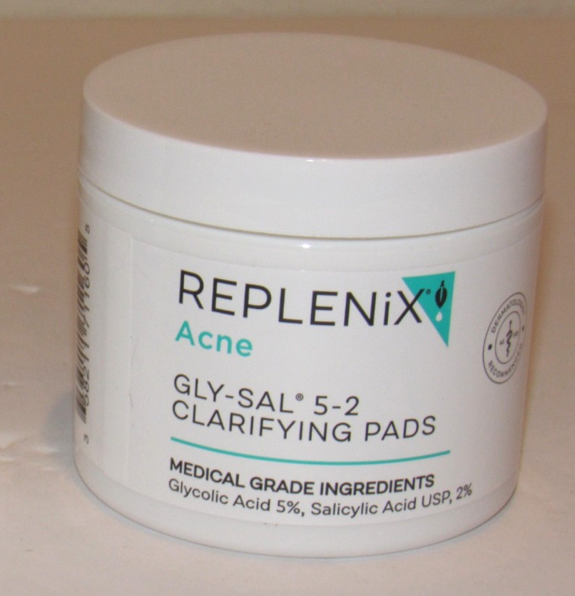 Replenix Acne Treatment Gly-Sal 5-2 Clarifying Pads 60 SEALED 8/2027