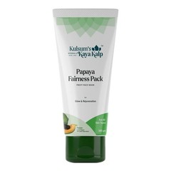 Kulsums Kaya Kalp Herbals Papaya Fairness Face Pack For Skin Glow 100g m756
