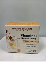 Natural Infusion Vitamin C with Manuka Honey Face Cream 3.38 fl oz/100 mL