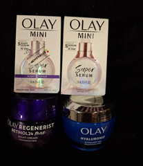 42% OFF Olay4 Item Bundle Mini Face Skin Care Set Super Serum+Retinol24 Night