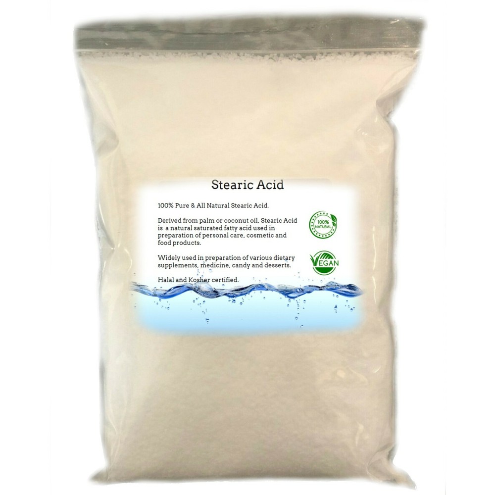Stearic Acid – PREMIUM QUALITY 100% Pure Flakes Soap Lotion Candle FOOD GRADE A