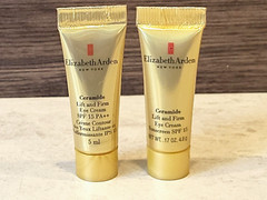 2X Elizabeth Arden Ceramide Lift & Firm Eye Cream ~ 0.17 oz, 5ml mini/trial size