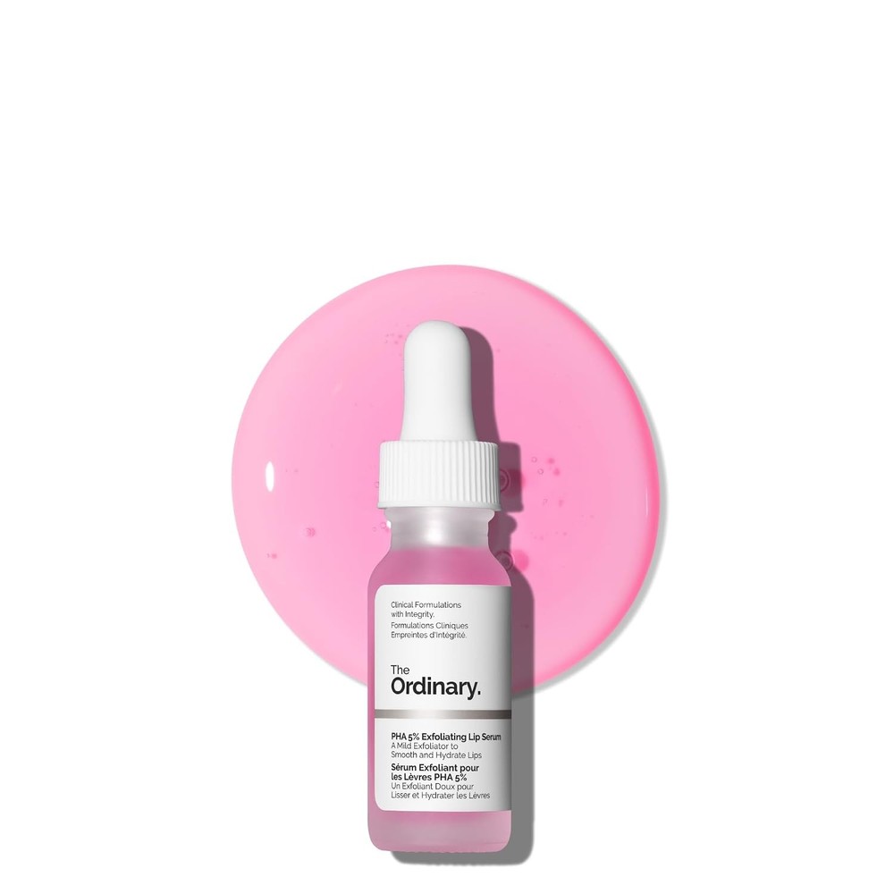 The Ordinary PHA 5% Exfoliating Lip Serum Hydrating Treatment 0.5 oz