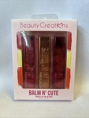 Beauty Creations Balm N&rsquo; Cute Tinted Lip Balm Trio Raspberry Vanilla Fruit Punch