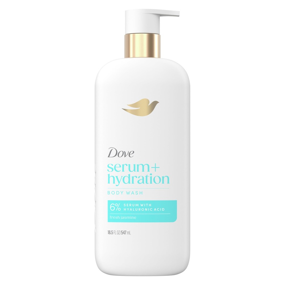 Dove Body Wash Hydration Boost Actively 18.5 Fl Oz (Pack of 1), White