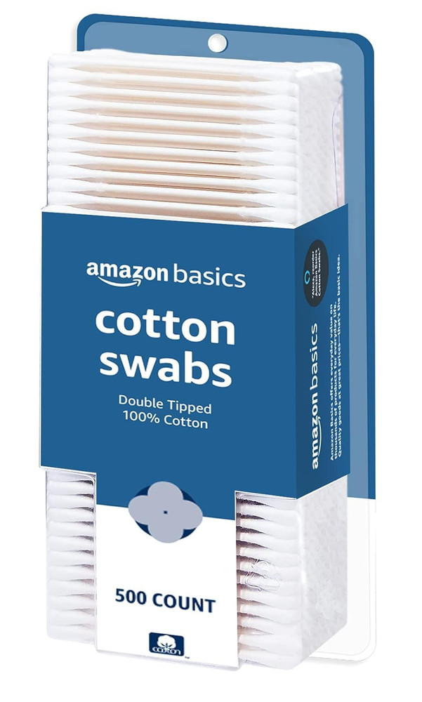 500 Count Double-Tipped Cotton Swabs For Personal Hygiene & Baby Safe Care