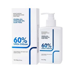 Urea Cream 60 Percent Body Lotion 10.58 Oz for Dry Skin Moisturizer and Skin
