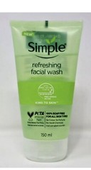 Simple – Kind to Skin – Refreshing Facial Wash for Smooth & Fresh Skin, 5oz