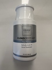 Obagi ClenziDerm Pore Therapy Salicylic Acid 2% Acne Treatment, 5 oz. Exp 8/2028