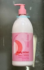 DEW DATE Vitamin C Almond Oil Radiant Boost Brightening BODY LOTION Coconut Rose
