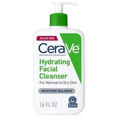 CeraVe Hydrating Facial Cleanser Moisturizing Face Wash For Dry Skin Hyaluronic