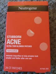 NEUTROGENA Stubborn Acne Blemish Patches, 24ct pack | Ultra-Thin, Hydrocolloid