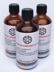 Buckminster Fullerene-100ml Carbon 60 Organic Olive Oil 99.95% C60 Solvent Free