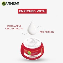 Garnier Skin Naturals Wrinkle Lift Anti Ageing Cream For Reduces Wrinkles 40gm