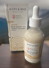 Mary and May Seoul Edition, Rice Niacin 10% Triple Vitamin Serum 2.7 fl oz 10/27