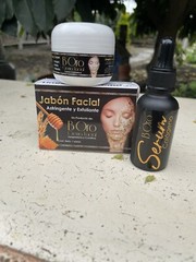 B’Oro Crema Facial Y Jabon Con Serum Colageno. Boro facial cream, Soap and Serum