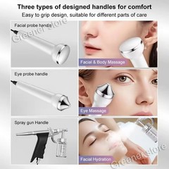 3IN1 Facial Beauty Device Cleansing Skin Rejuvention Anti Wrinkle Face Hydration
