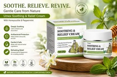 Umex Soothing & Relief Cream with Honeysuckle & Peppermint 30g Herbal Skin Care