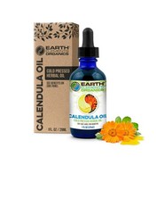 Organic Calendula Oil _ Raw, Infused, Pressed Herbal Oil