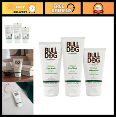 Men&rsquo;s Skincare Full Face Kit – Moisturizer, Face Wash & Scrub for Grooming