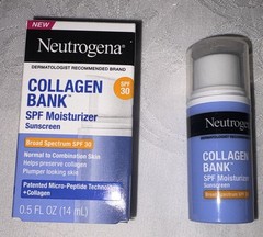 Neutrogena Collagen Bank SPF 30, Moisturizer Sunscreen, 0.5 Fl Oz, Exp:07/2028
