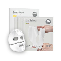 SUNGBOON EDITOR Deep Collagen Power Boosting Mask, 37g/1.30oz X 5 each