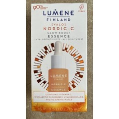 Lumene Valo Nordic C Skin Glow Boost Essence 0.5 Fl Oz Radiance Smoothing