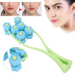 Face Roller Multiple Rollers Concave Convex Particles Comfortable Handle
