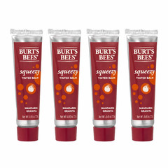 Burt’s Bees Mandarin Granita Tinted Lip Balm | PACK OF 4 | 0.43 oz Each | NEW
