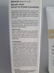 BRMUD Recovery Mud Pack to Foam Cleanser 110mL 3.71 fl Oz exp 2028
