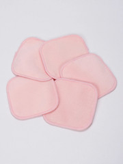 10PCS Super Soft Reusable Makeup Remover Pads – Crystal Square Cleansing Set