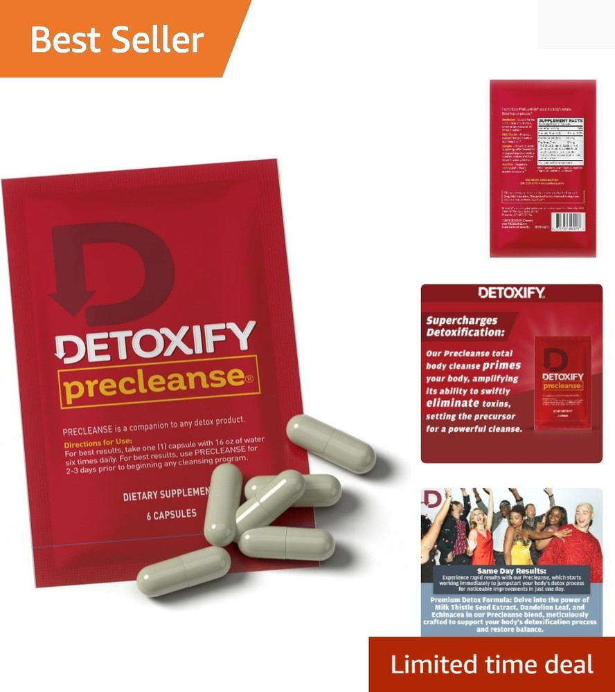 Detox Your Body with Precleanse Capsules – 6 Servings of All-Natural Goodness