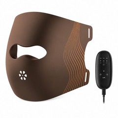 LED Light Facial Therapy Mask 3D Silicone Face Skin Beauty Device, 8 Color + NIR